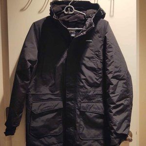 Lands End Waterproof Ski Jacket - Size L (14-16). Black. Excellent condition